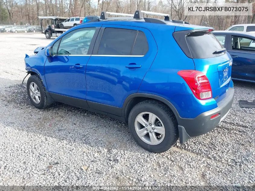 2015 Chevrolet Trax Lt VIN: KL7CJRSBXFB073075 Lot: 40842062