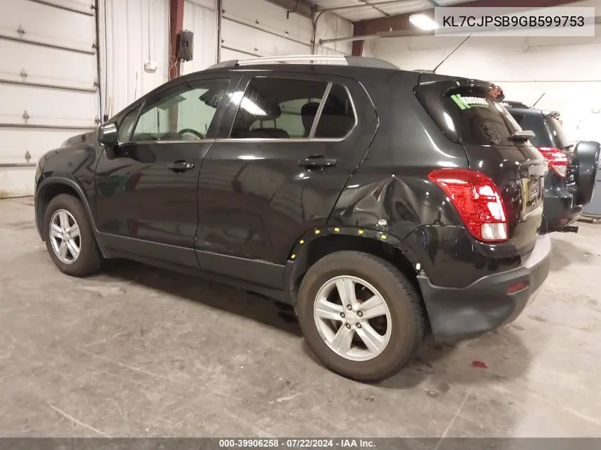 KL7CJPSB9GB599753 2016 Chevrolet Trax Lt