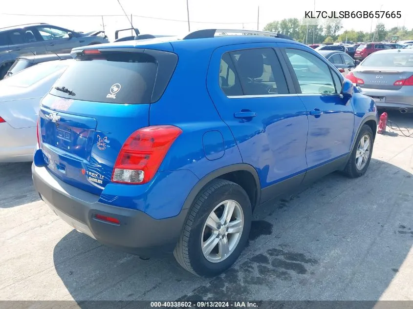 KL7CJLSB6GB657665 2016 Chevrolet Trax Lt