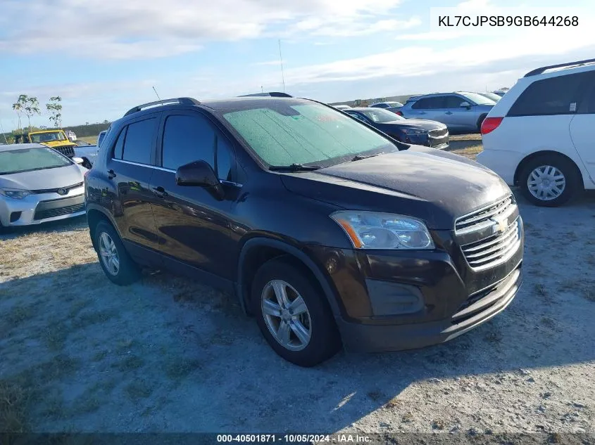 2016 Chevrolet Trax 1Lt VIN: KL7CJPSB9GB644268 Lot: 40501871