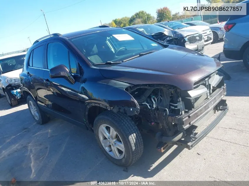 2016 Chevrolet Trax Lt VIN: KL7CJPSB9GB627857 Lot: 40623815