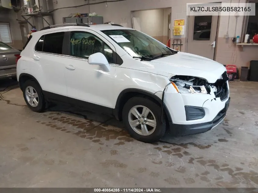 2016 Chevrolet Trax Lt VIN: KL7CJLSB5GB582165 Lot: 40854285