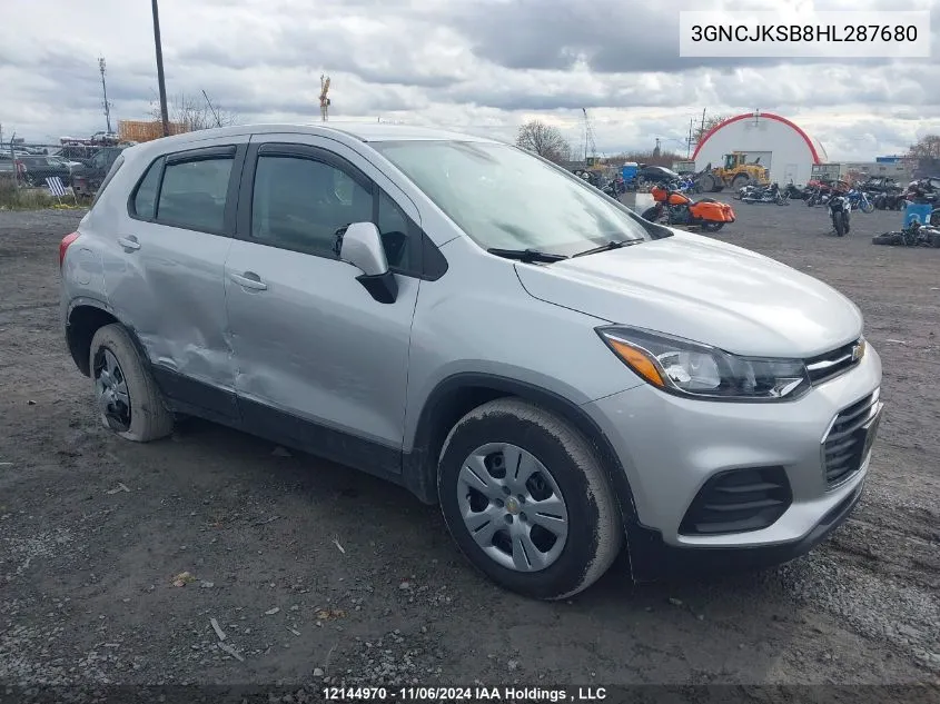 3GNCJKSB8HL287680 2017 Chevrolet Trax