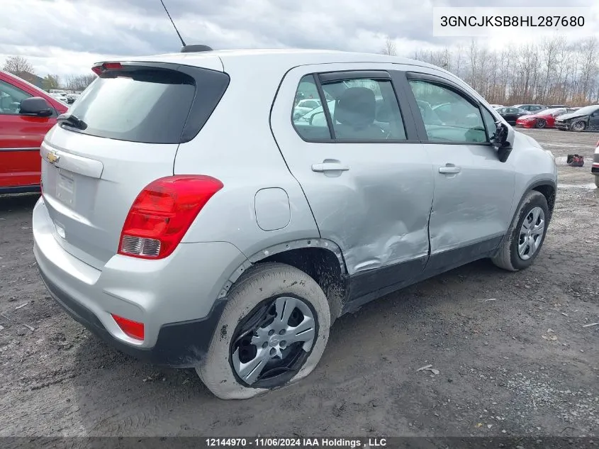 3GNCJKSB8HL287680 2017 Chevrolet Trax