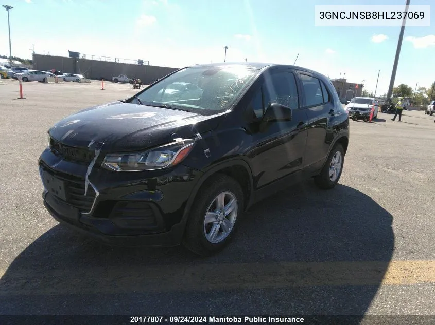 3GNCJNSB8HL237069 2017 Chevrolet Trax Ls