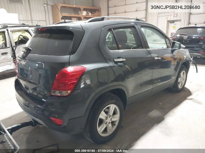 3GNCJPSB2HL208680 2017 Chevrolet Trax Lt