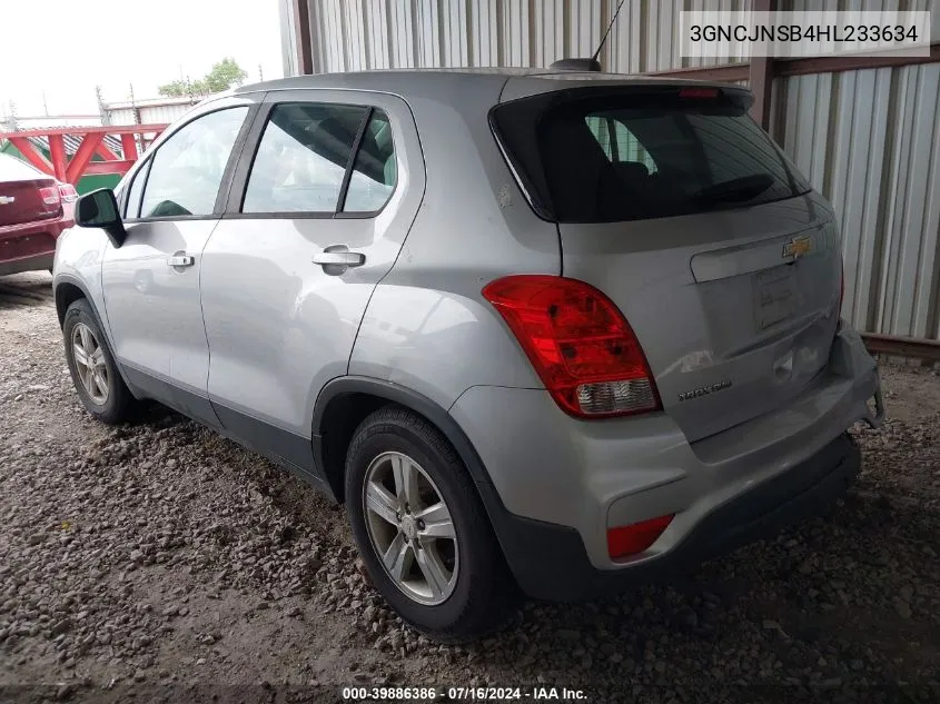 3GNCJNSB4HL233634 2017 Chevrolet Trax Ls