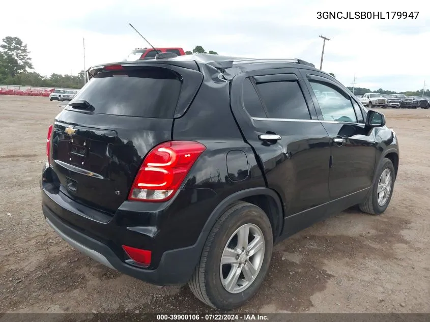 3GNCJLSB0HL179947 2017 Chevrolet Trax Lt