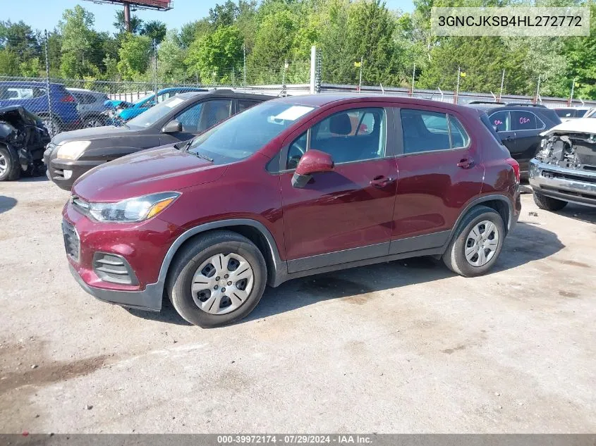 3GNCJKSB4HL272772 2017 Chevrolet Trax Ls