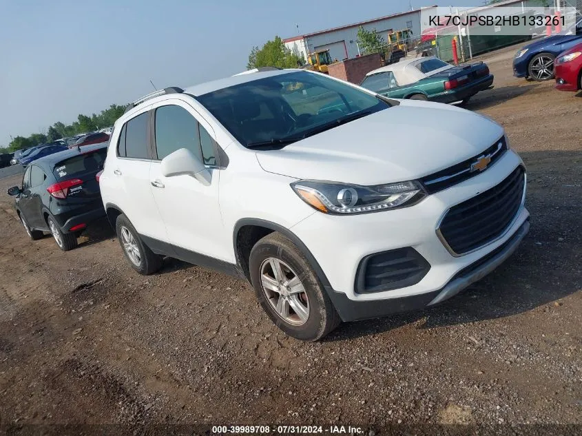 KL7CJPSB2HB133261 2017 Chevrolet Trax Lt