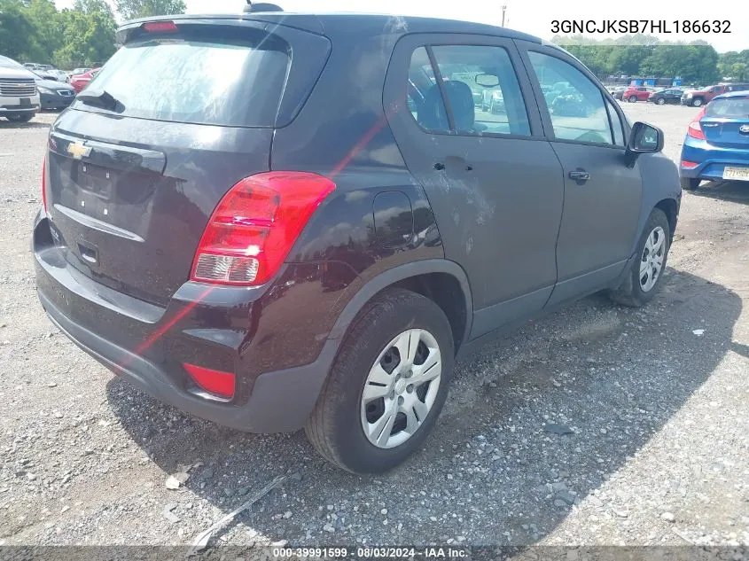 3GNCJKSB7HL186632 2017 Chevrolet Trax Ls