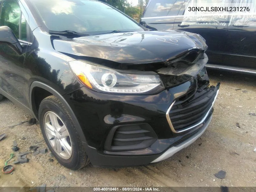 3GNCJLSBXHL231276 2017 Chevrolet Trax Lt