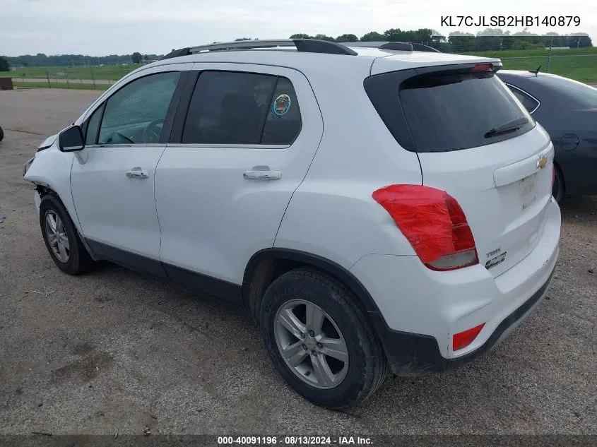 KL7CJLSB2HB140879 2017 Chevrolet Trax Lt