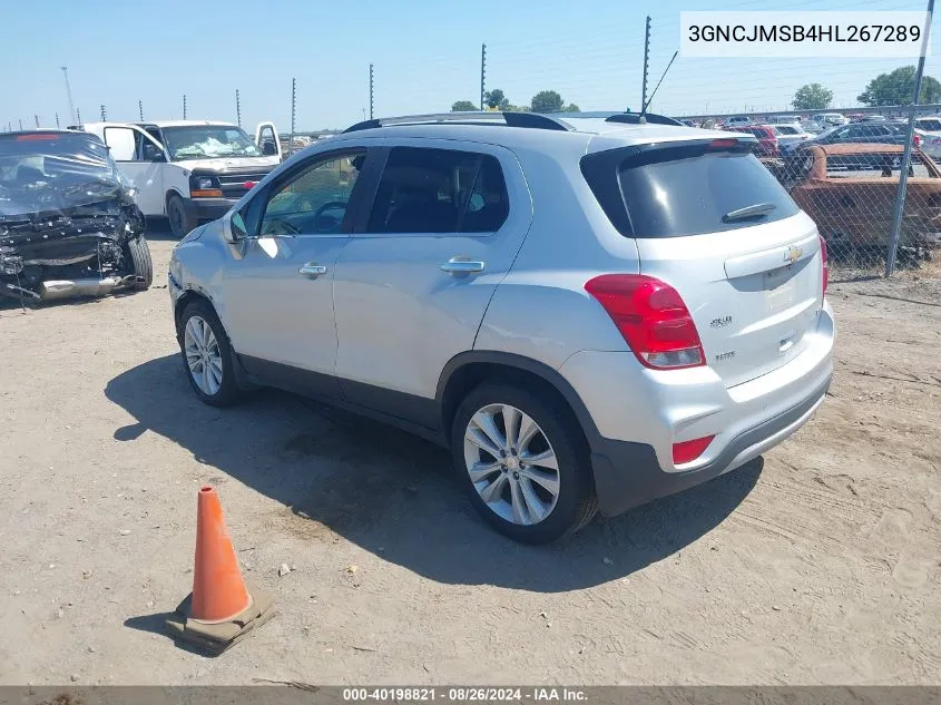 3GNCJMSB4HL267289 2017 Chevrolet Trax Premier