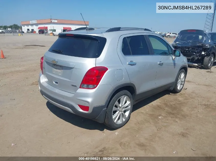 3GNCJMSB4HL267289 2017 Chevrolet Trax Premier