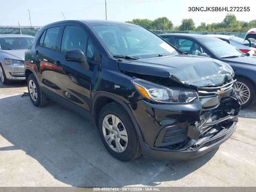 3GNCJKSB6HL272255 2017 Chevrolet Trax Ls