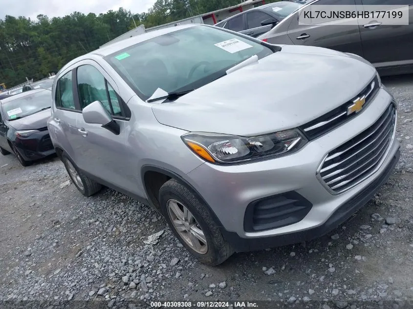 KL7CJNSB6HB177199 2017 Chevrolet Trax Ls