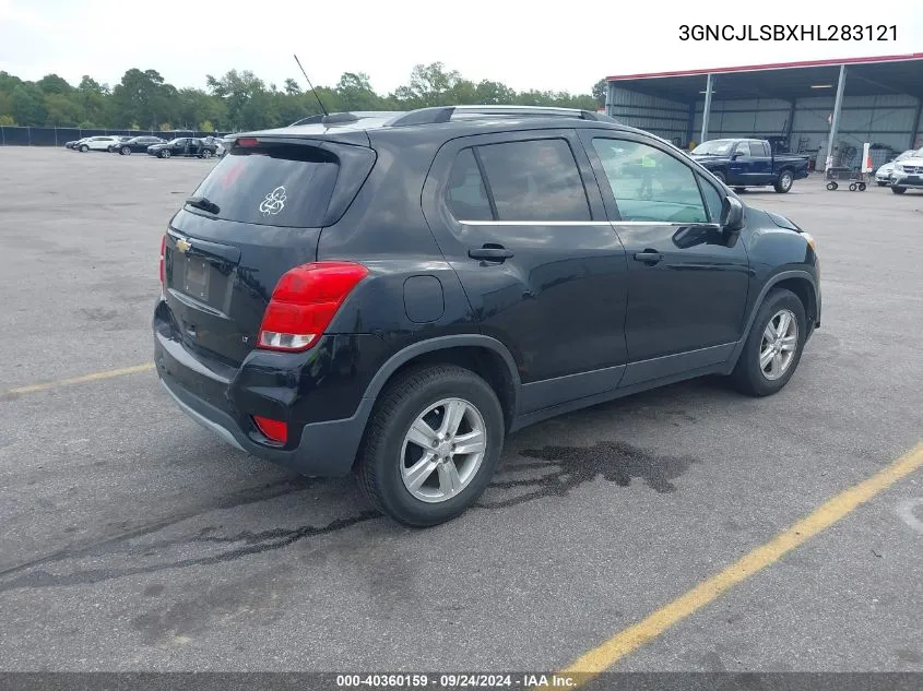 3GNCJLSBXHL283121 2017 Chevrolet Trax 1Lt