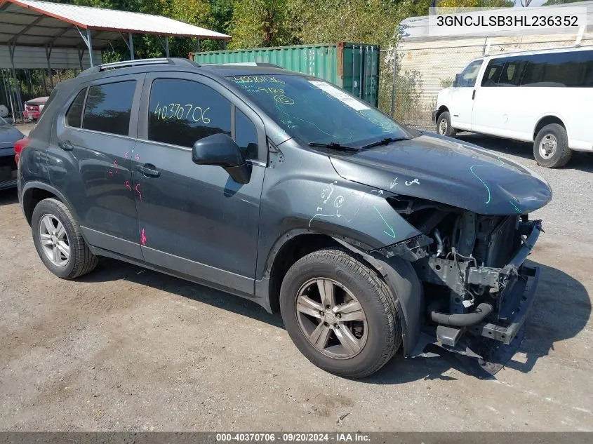 3GNCJLSB3HL236352 2017 Chevrolet Trax Lt