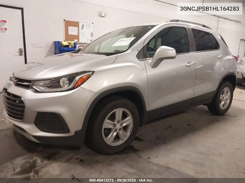 2017 Chevrolet Trax Lt VIN: 3GNCJPSB1HL164283 Lot: 40413272