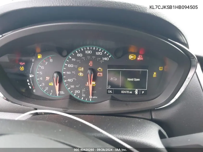 KL7CJKSB1HB094505 2017 Chevrolet Trax Ls