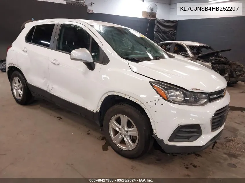 KL7CJNSB4HB252207 2017 Chevrolet Trax Ls