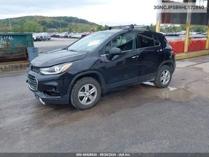 3GNCJPSB9HL172860 2017 Chevrolet Trax Lt