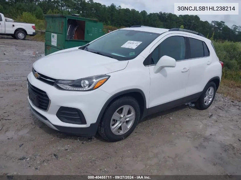 3GNCJLSB1HL238214 2017 Chevrolet Trax Lt