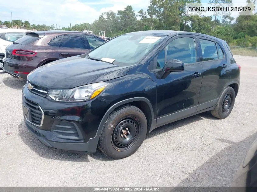 3GNCJKSBXHL286479 2017 Chevrolet Trax Ls