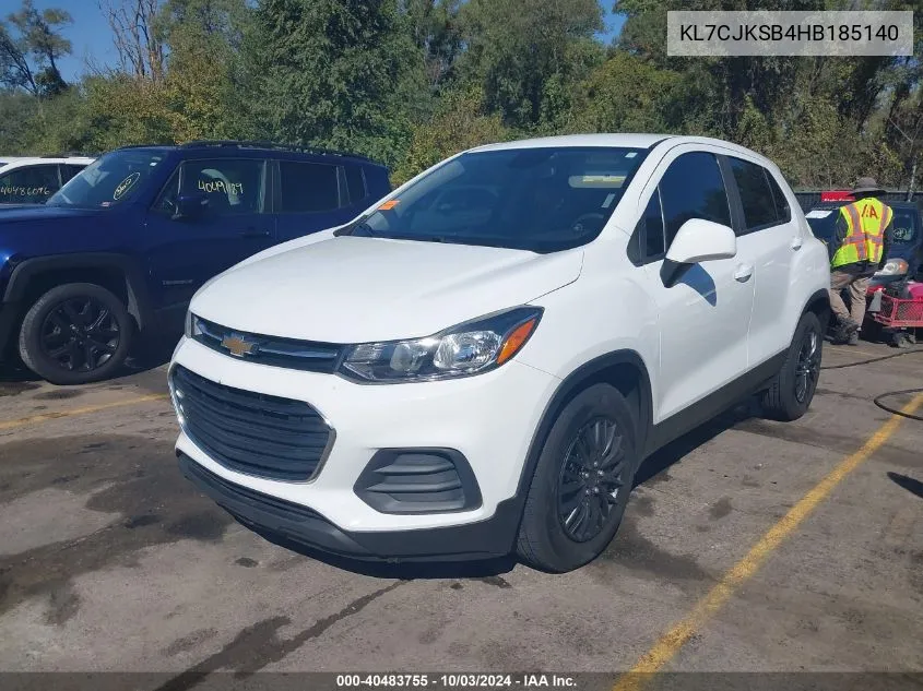 KL7CJKSB4HB185140 2017 Chevrolet Trax Ls