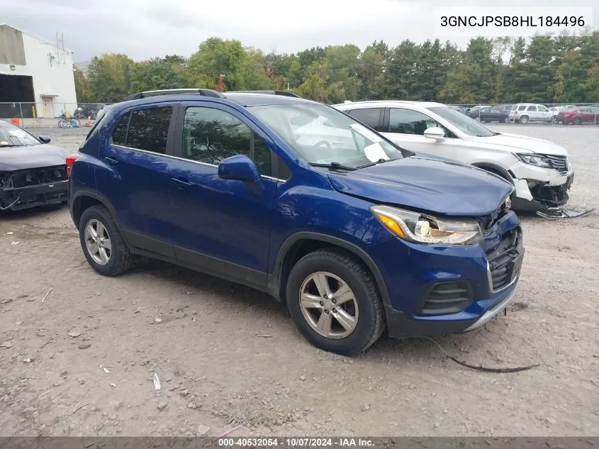 3GNCJPSB8HL184496 2017 Chevrolet Trax Lt