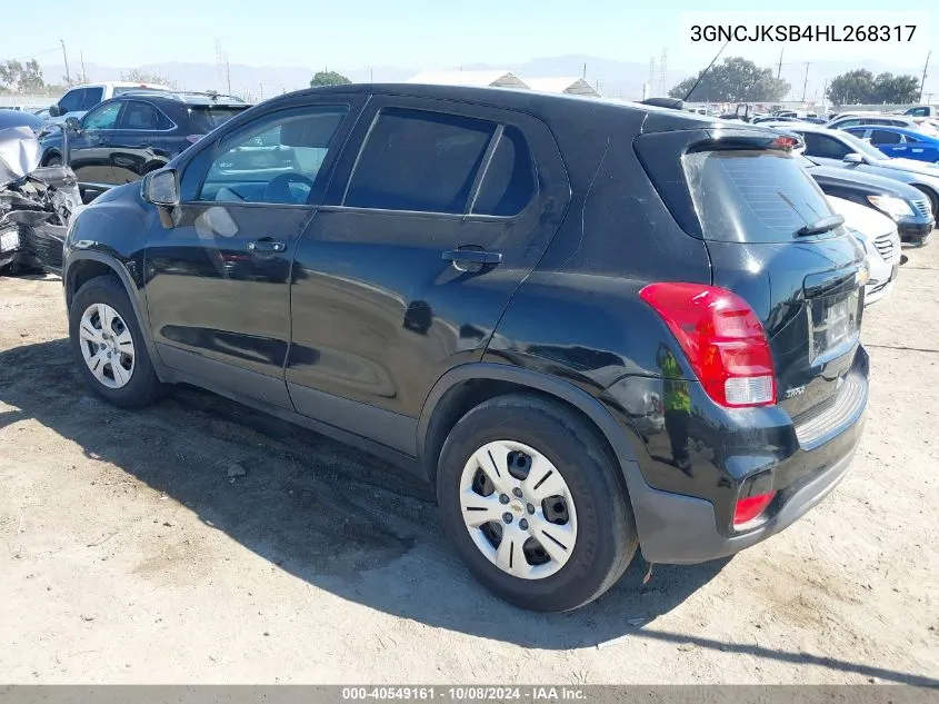 3GNCJKSB4HL268317 2017 Chevrolet Trax Ls