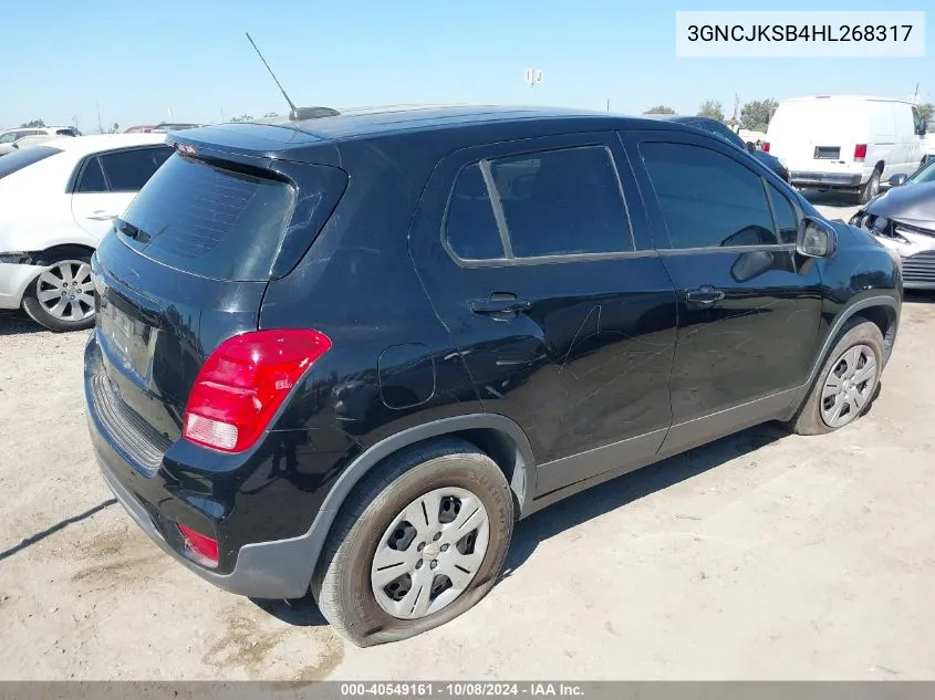 3GNCJKSB4HL268317 2017 Chevrolet Trax Ls