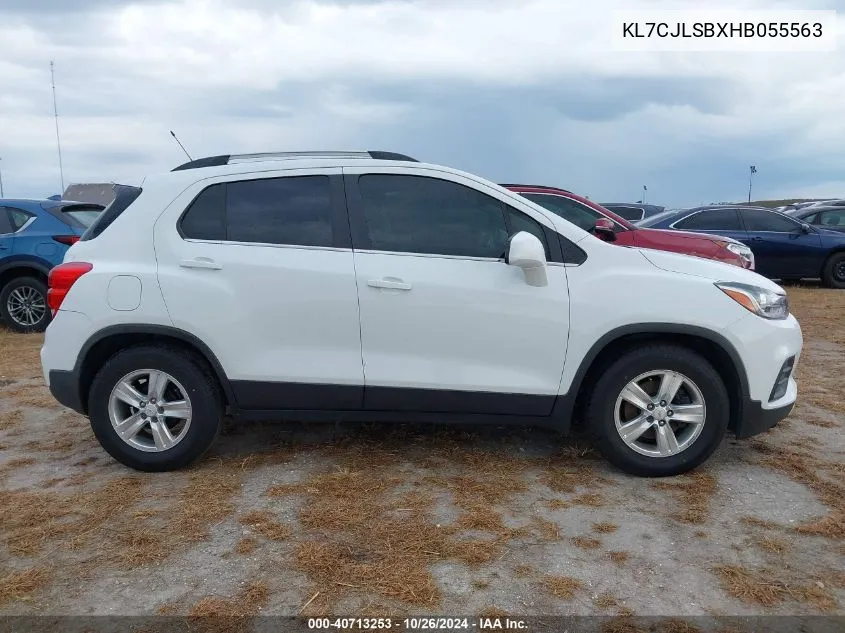 2017 Chevrolet Trax Lt VIN: KL7CJLSBXHB055563 Lot: 40713253