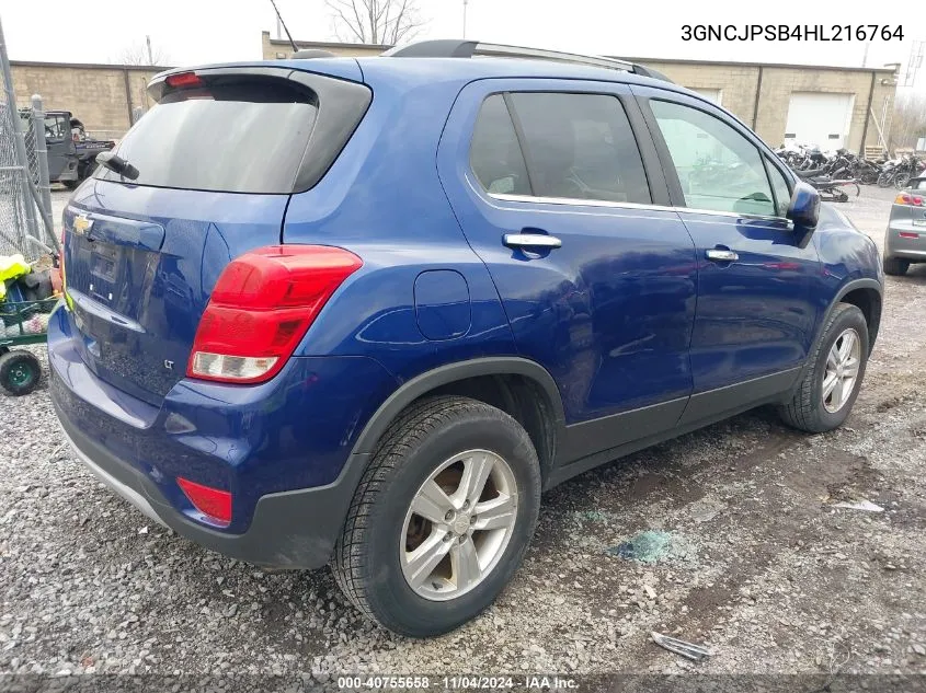 3GNCJPSB4HL216764 2017 Chevrolet Trax Lt