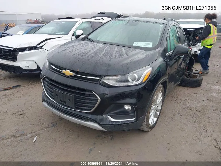 2017 Chevrolet Trax Premier VIN: 3GNCJMSB1HL271056 Lot: 40895981