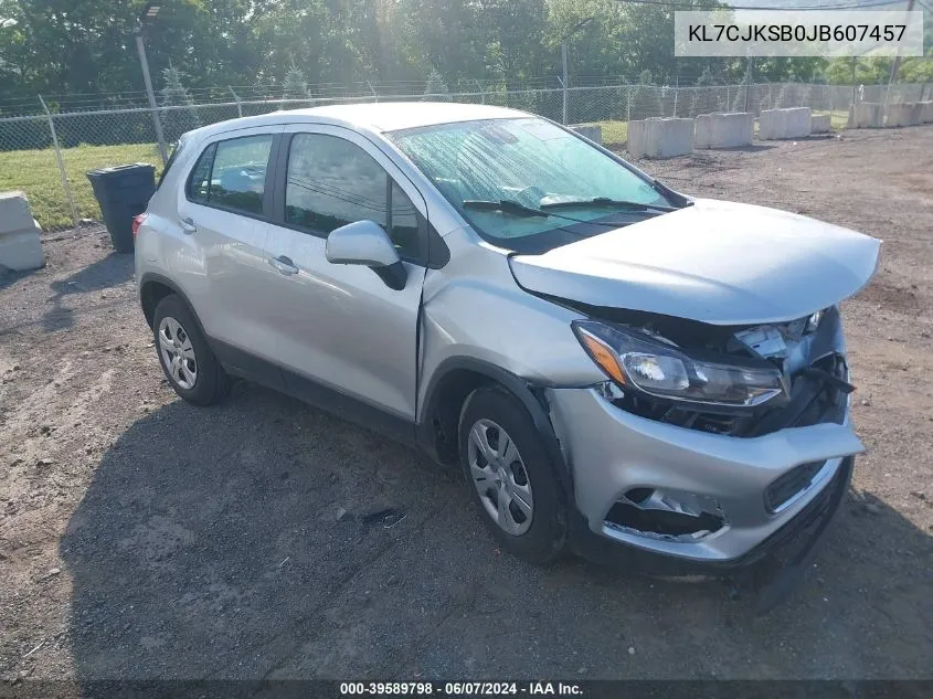 KL7CJKSB0JB607457 2018 Chevrolet Trax Ls