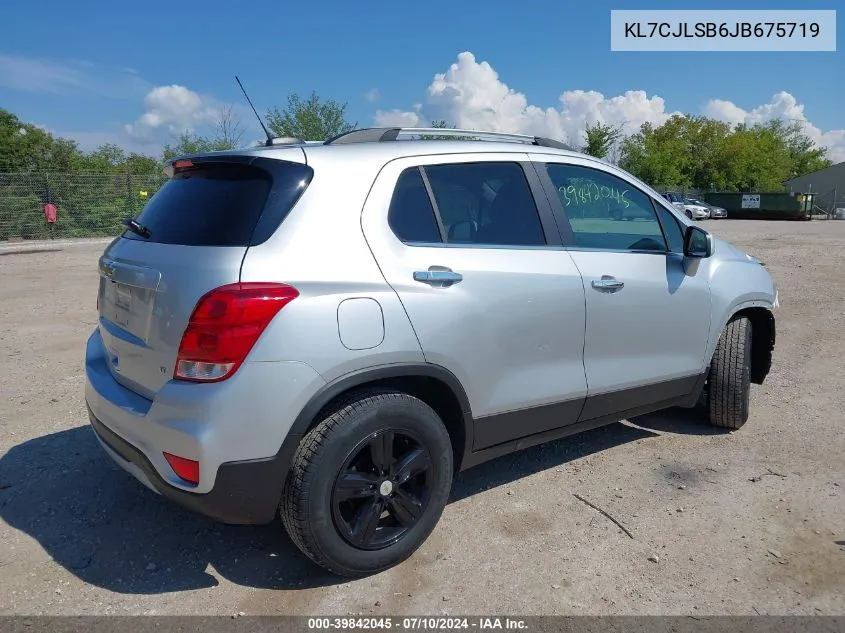 KL7CJLSB6JB675719 2018 Chevrolet Trax Lt