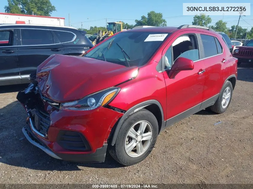 2018 Chevrolet Trax Lt VIN: 3GNCJLSB3JL272256 Lot: 39891685