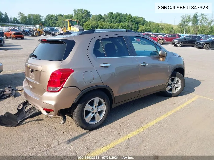 3GNCJLSB6JL347323 2018 Chevrolet Trax Lt