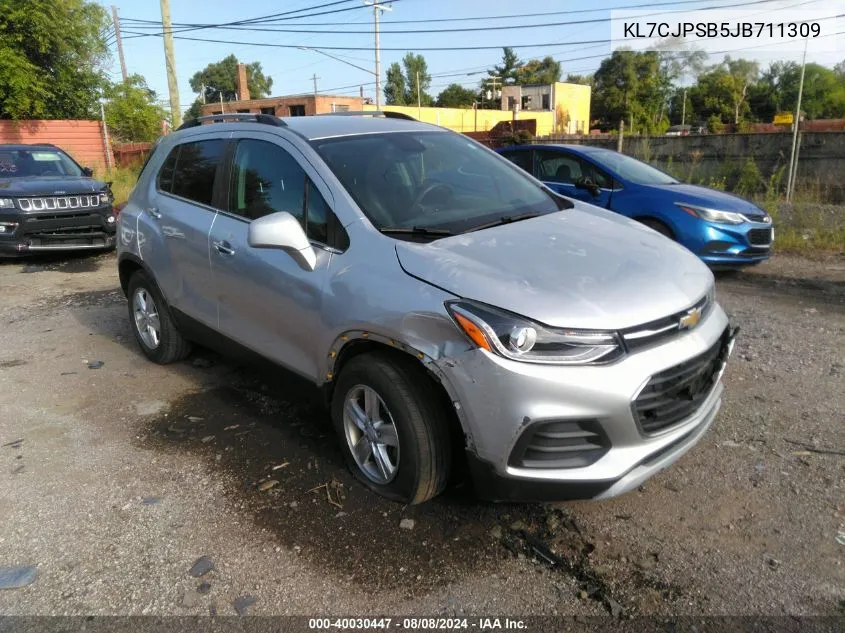 2018 Chevrolet Trax Lt VIN: KL7CJPSB5JB711309 Lot: 40030447