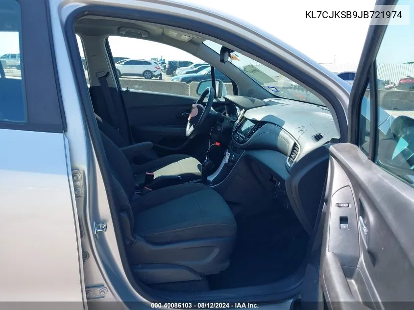 KL7CJKSB9JB721974 2018 Chevrolet Trax Ls