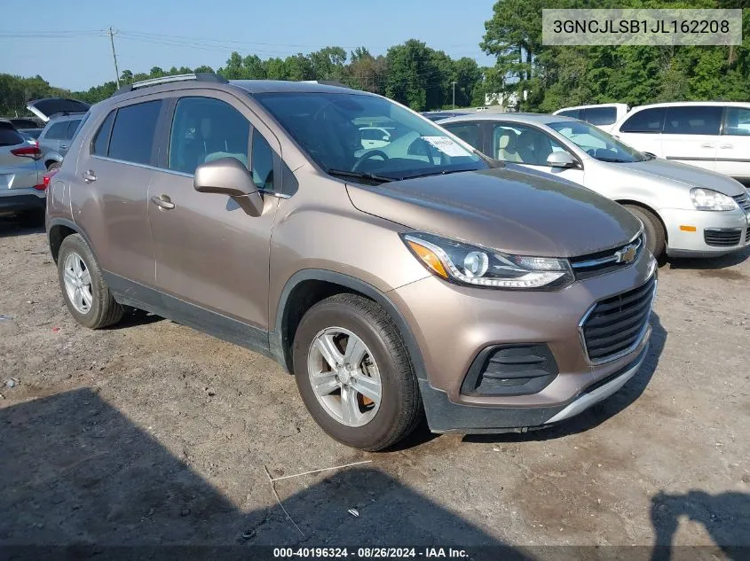 3GNCJLSB1JL162208 2018 Chevrolet Trax Lt