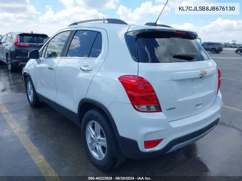 KL7CJLSB8JB676130 2018 Chevrolet Trax Lt