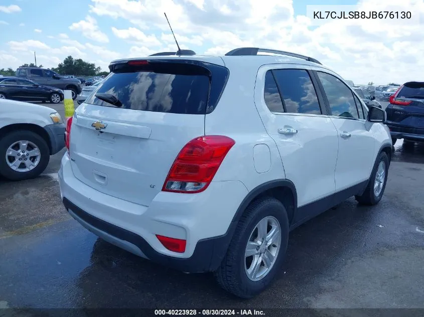 2018 Chevrolet Trax Lt VIN: KL7CJLSB8JB676130 Lot: 40223928