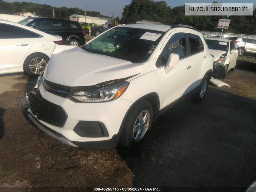 KL7CJLSB2JB558171 2018 Chevrolet Trax 1Lt