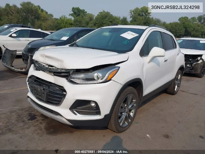 3GNCJRSB2JL324298 2018 Chevrolet Trax Premier