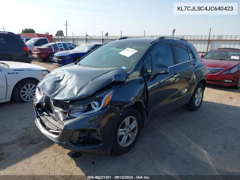 2018 Chevrolet Trax VIN: KL7CJLSC4JC640423 Lot: 40321301