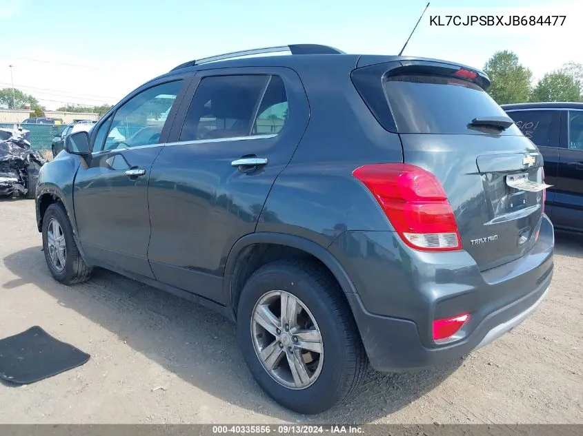 KL7CJPSBXJB684477 2018 Chevrolet Trax Lt