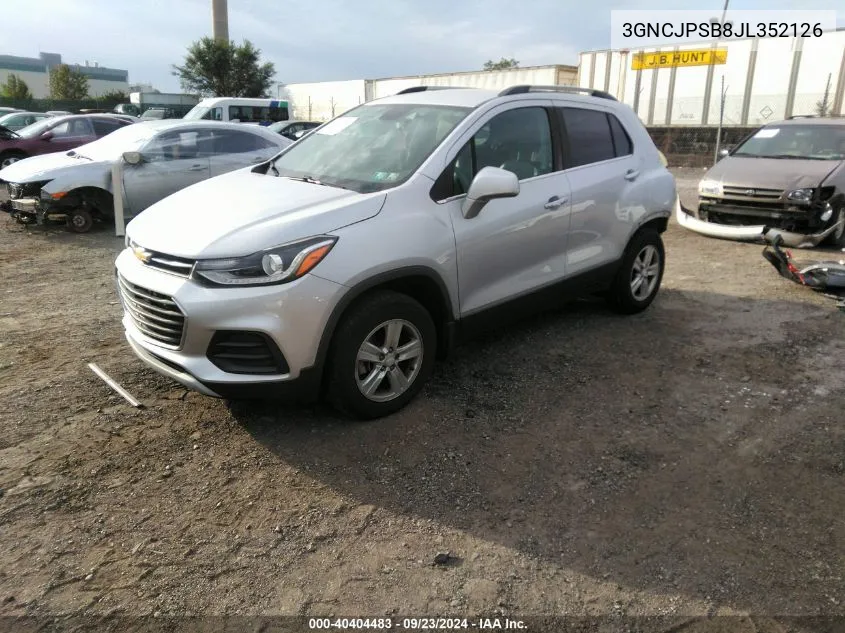 3GNCJPSB8JL352126 2018 Chevrolet Trax Lt